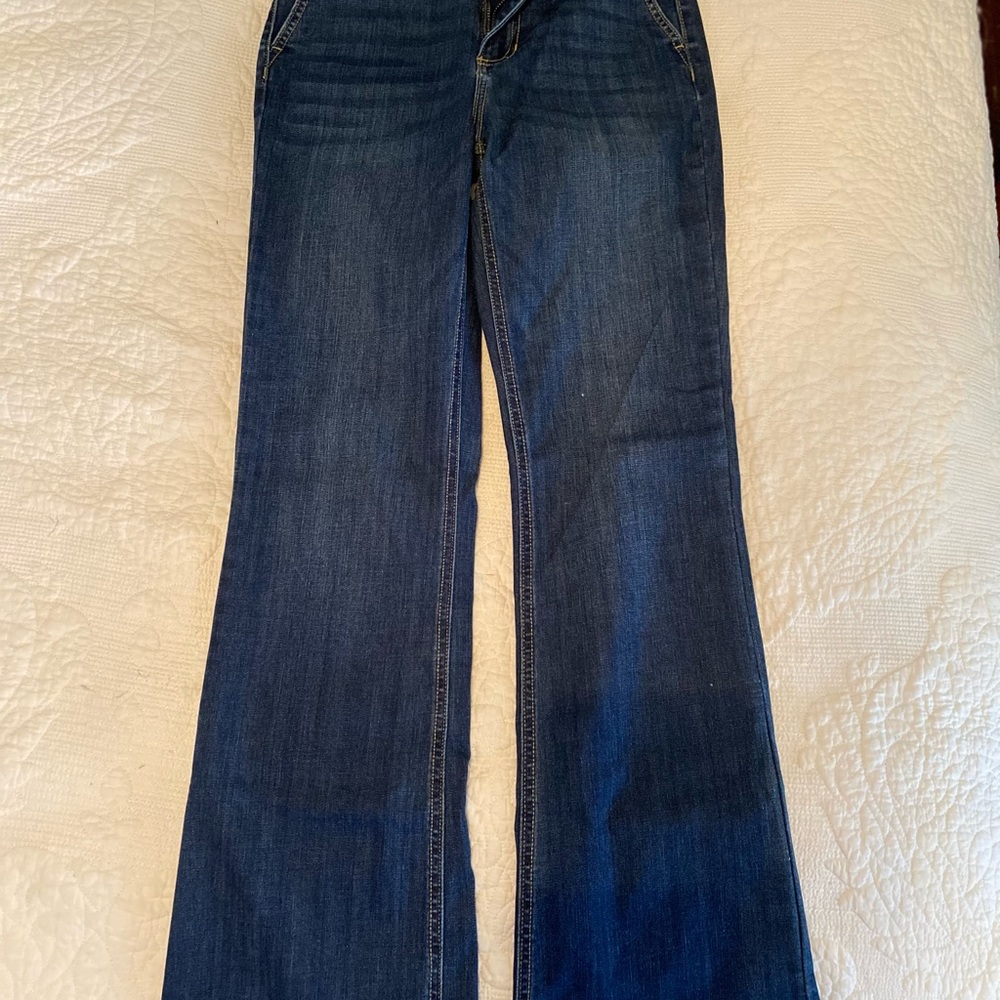 Cello Classic Blue Denim Flare Jeans